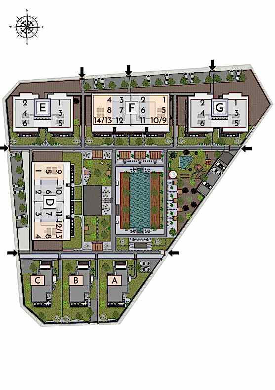 Eksklusive lejligheder til salg i Side, Sorgun, Tyrkiet — Habitat 39 - 106473