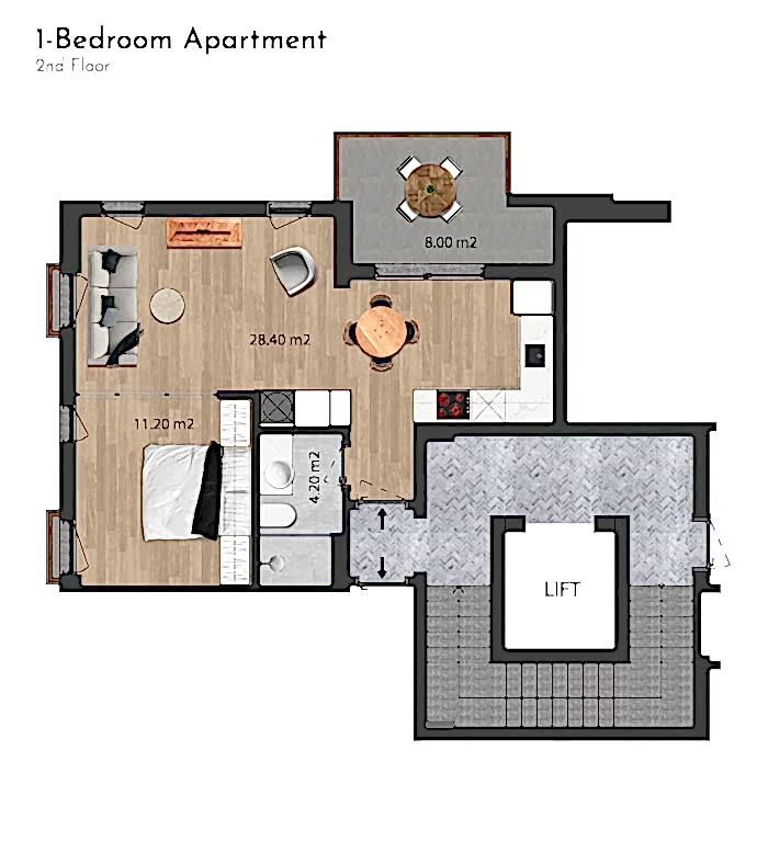 Eksklusive lejligheder til salg i Side, Sorgun, Tyrkiet — Habitat 39 - 106476