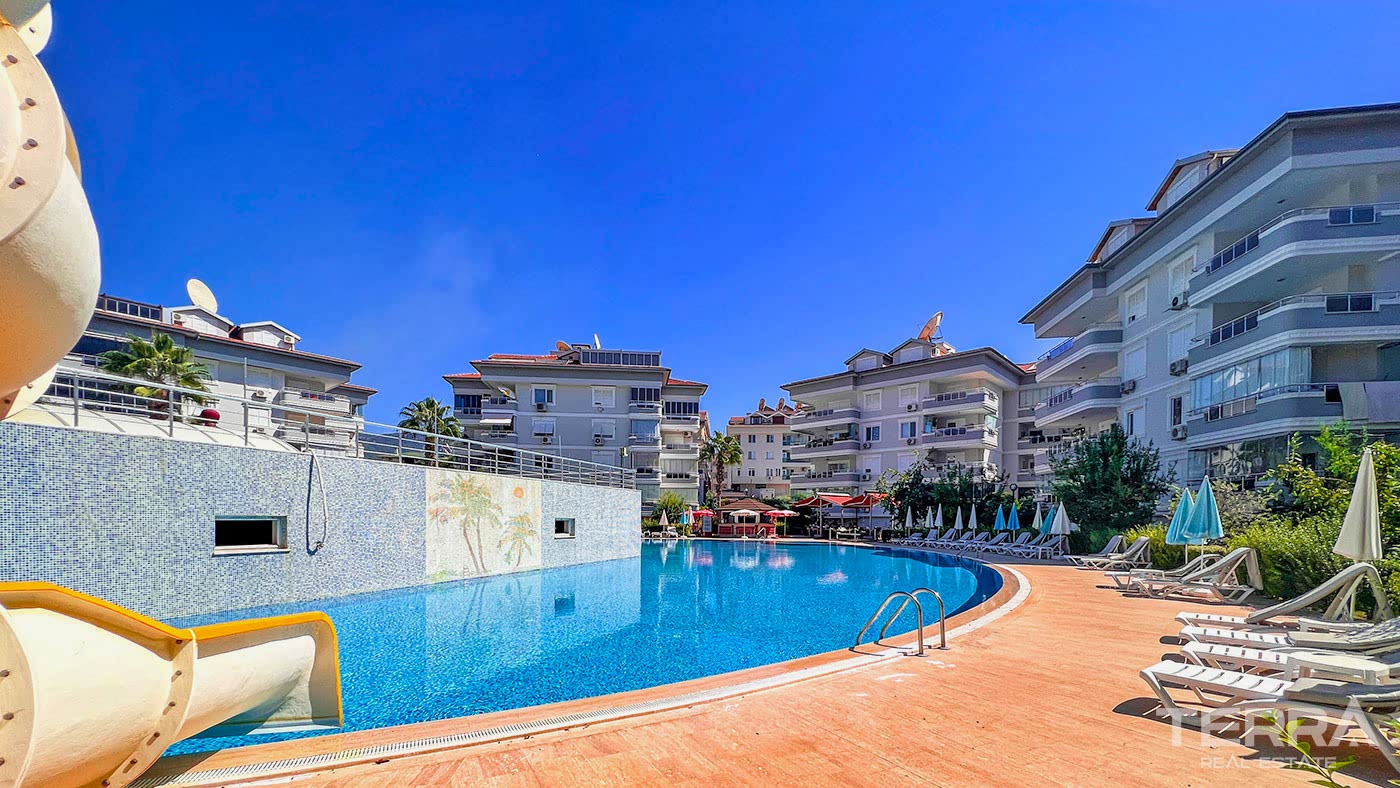 Alanya, Oba'da Crown Resort 1 Sitesinde 3+1 Satılık Daire - 109565