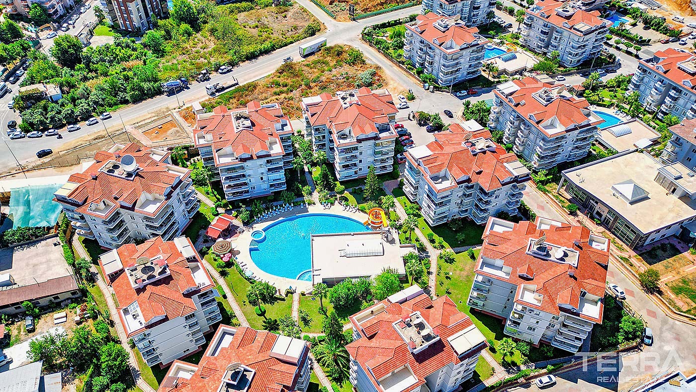 Alanya, Oba'da Crown Resort 1 Sitesinde 3+1 Satılık Daire - 109569