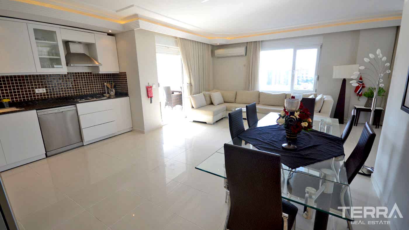 Alanya, Oba'da Crown Resort 1 Sitesinde 3+1 Satılık Daire - 109580