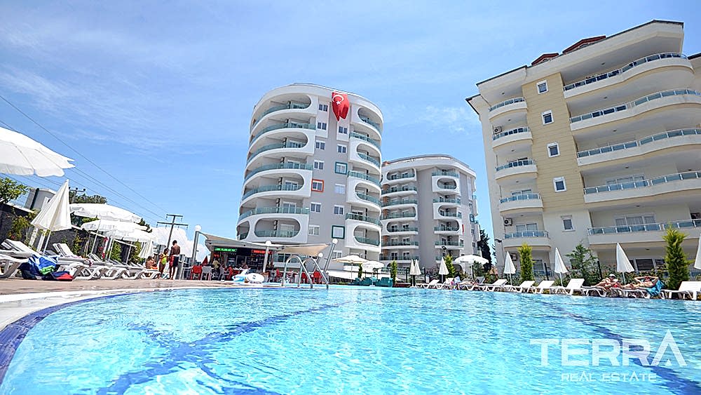 Lejlighed med havudsigt til salg i Emerald Towers, Avsallar Alanya - 113134
