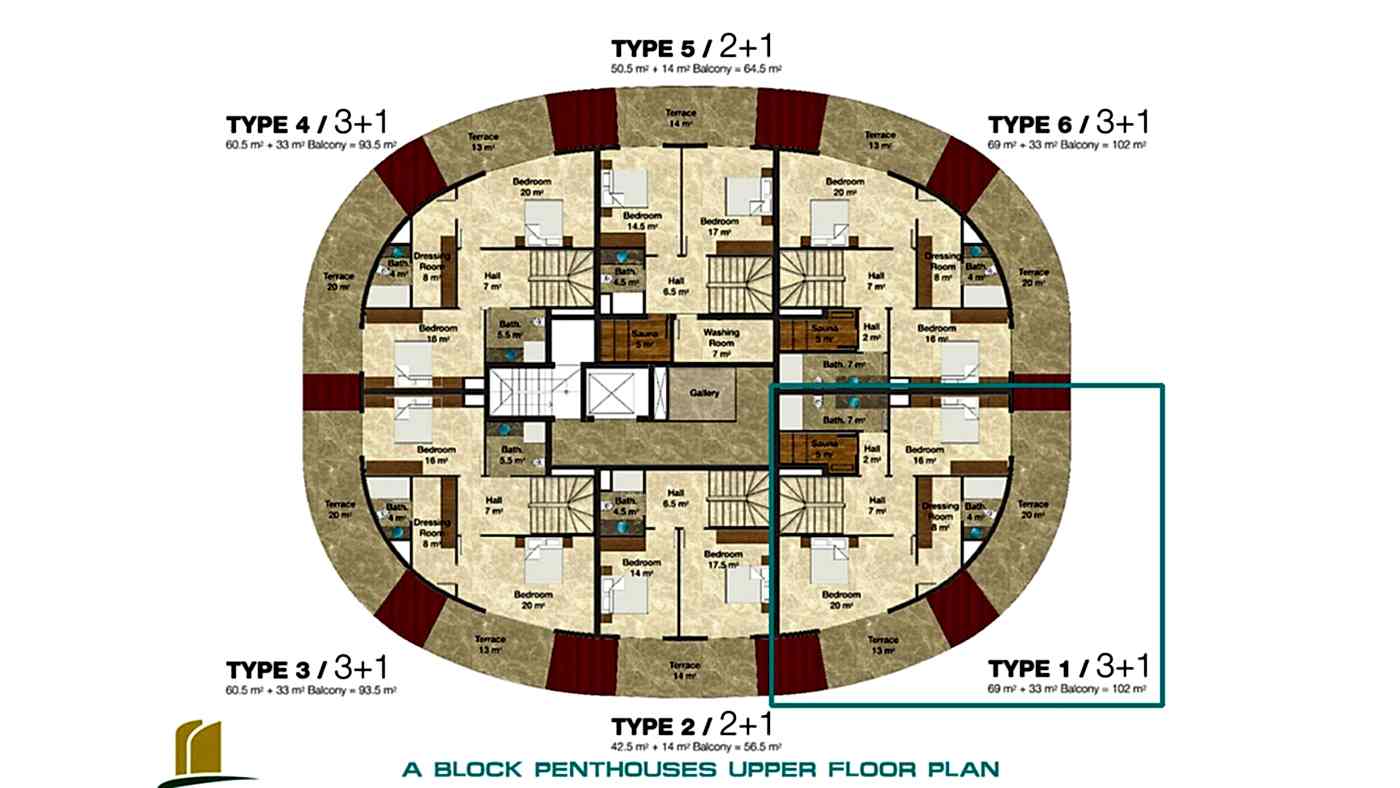 Lejlighed med havudsigt til salg i Emerald Towers, Avsallar Alanya - 113142
