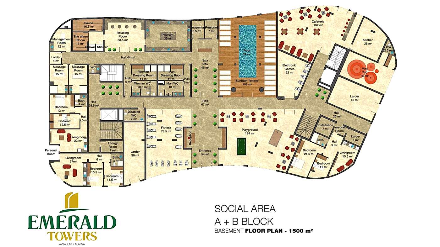 Lejlighed med havudsigt til salg i Emerald Towers, Avsallar Alanya - 113143
