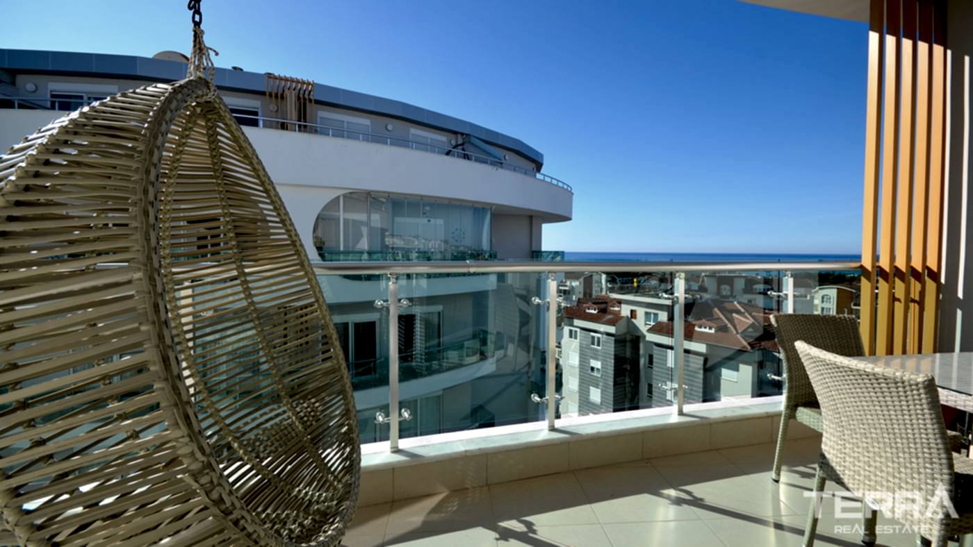 Lejlighed med havudsigt til salg i Emerald Towers, Avsallar Alanya