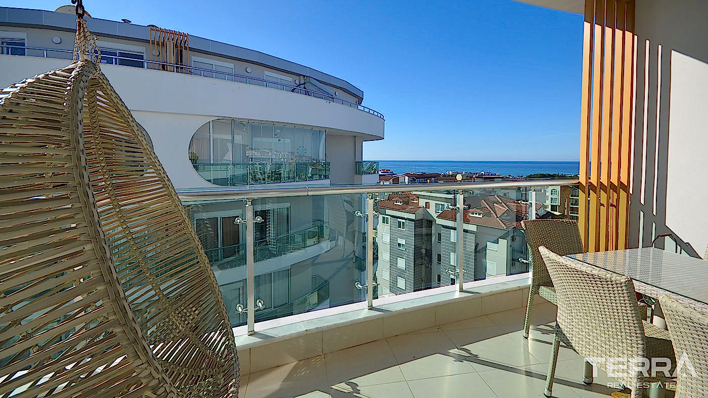 Lejlighed med havudsigt til salg i Emerald Towers, Avsallar Alanya - 113153