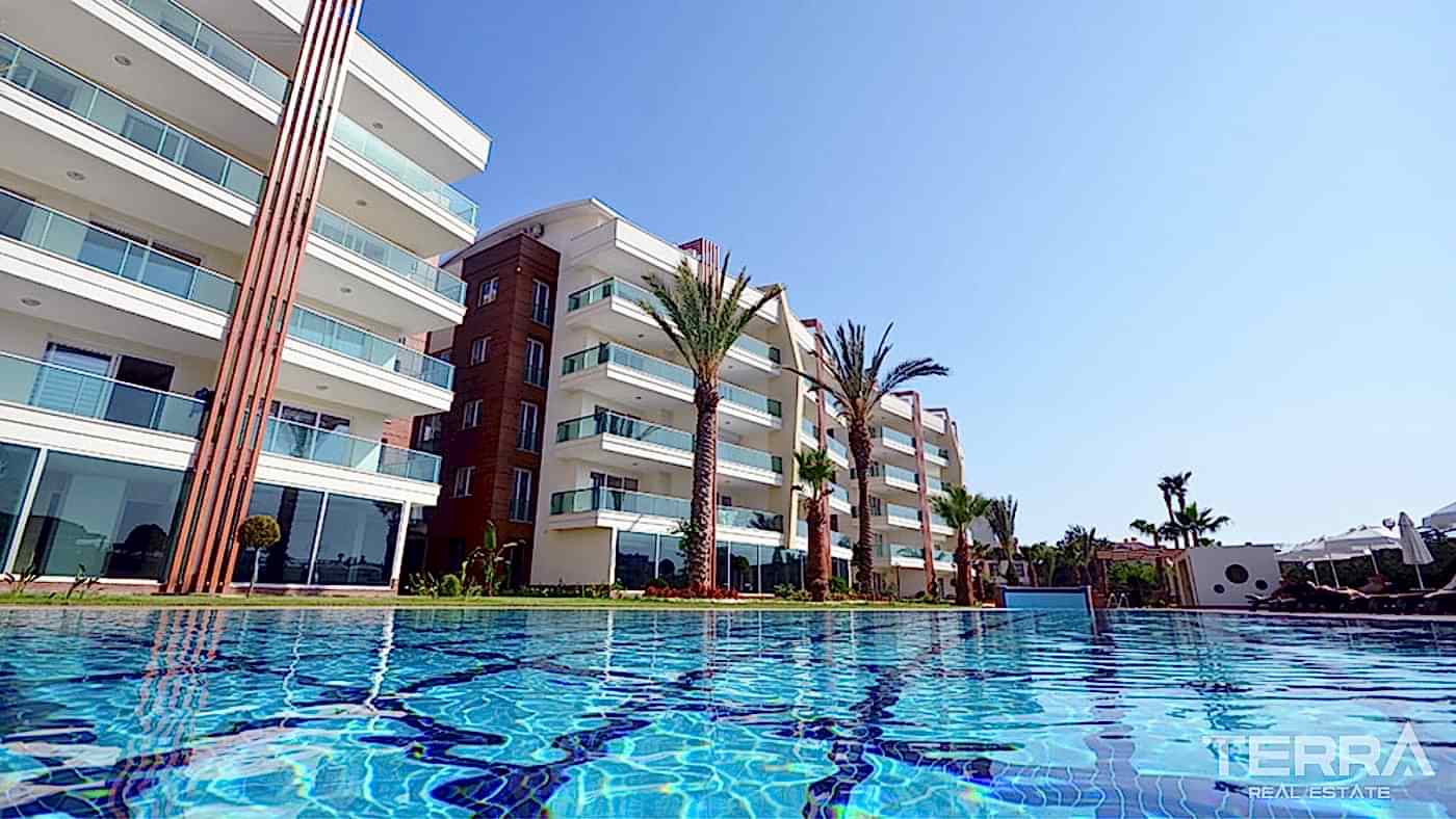 Møblert leilighet til salgs i Flower Garden 3 i Oba, Alanya, Tyrkia - 114501
