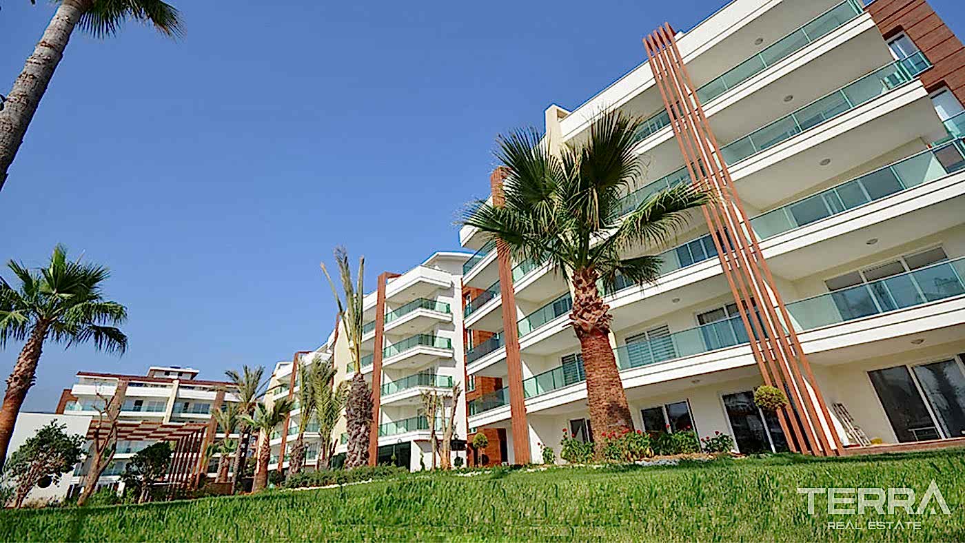 Møblert leilighet til salgs i Flower Garden 3 i Oba, Alanya, Tyrkia - 114507