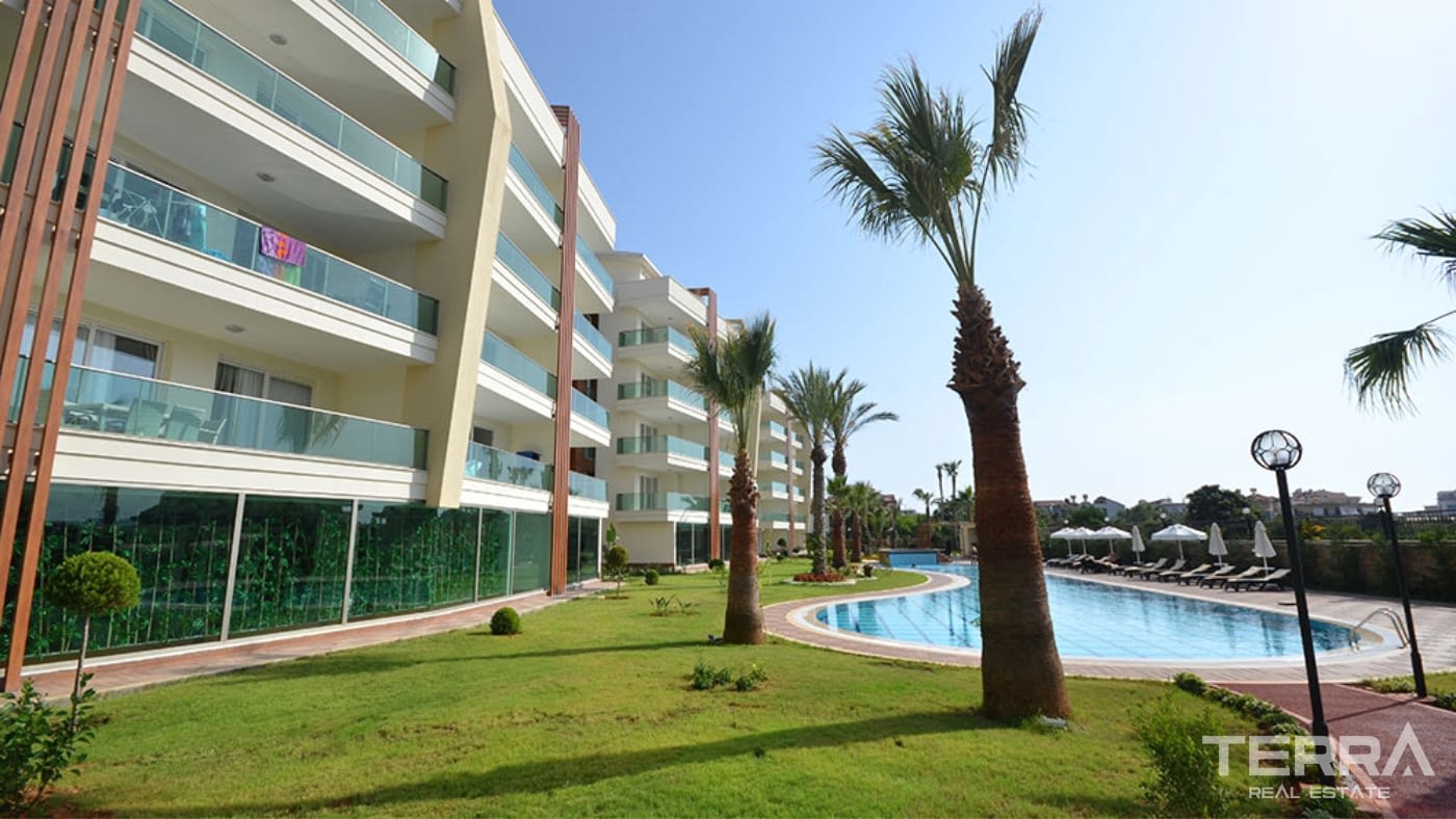 Møblert leilighet til salgs i Flower Garden 3 i Oba, Alanya, Tyrkia - 114511
