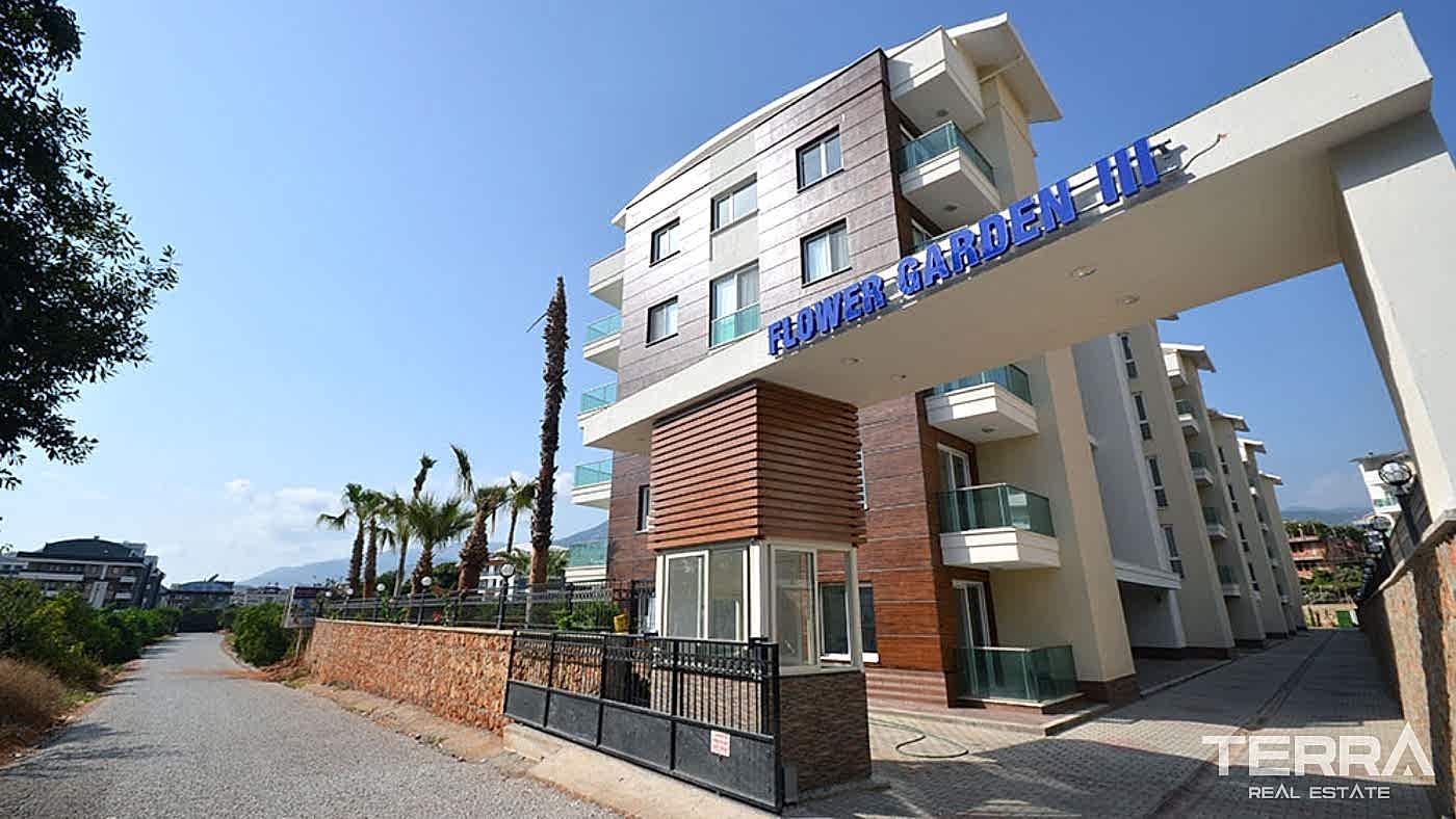 Møblert leilighet til salgs i Flower Garden 3 i Oba, Alanya, Tyrkia - 114516