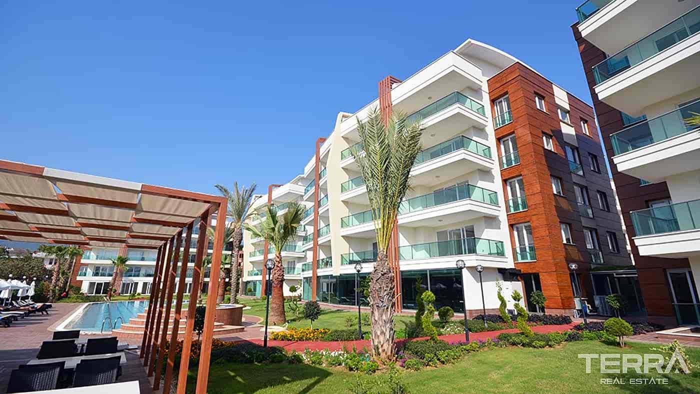 Møblert leilighet til salgs i Flower Garden 3 i Oba, Alanya, Tyrkia - 114518