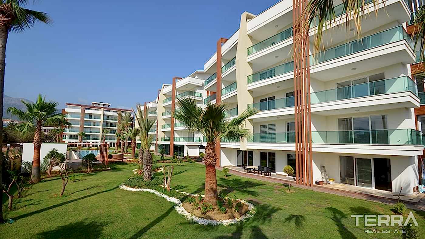 Møblert leilighet til salgs i Flower Garden 3 i Oba, Alanya, Tyrkia - 114519