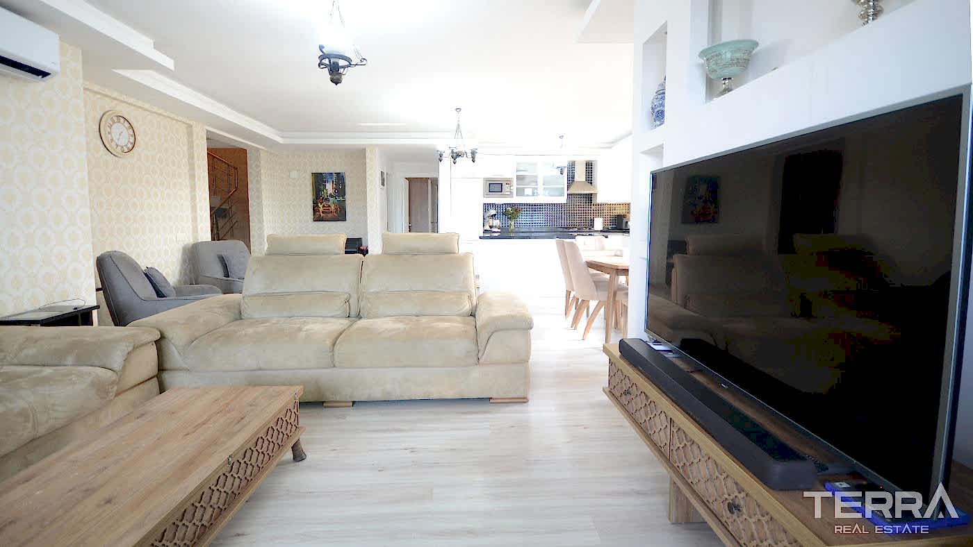 Møblert leilighet til salgs i Flower Garden 3 i Oba, Alanya, Tyrkia - 114538