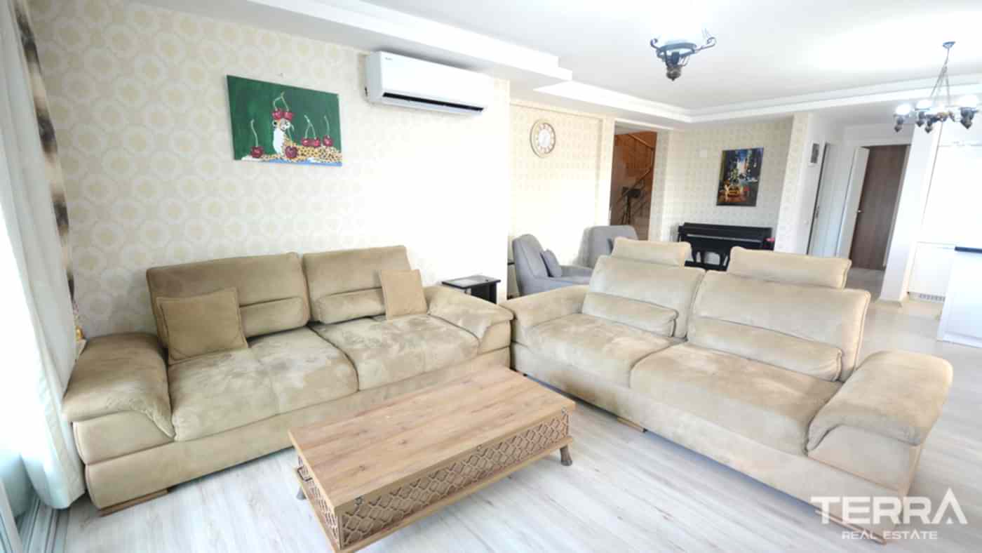 Møblert leilighet til salgs i Flower Garden 3 i Oba, Alanya, Tyrkia - 114539