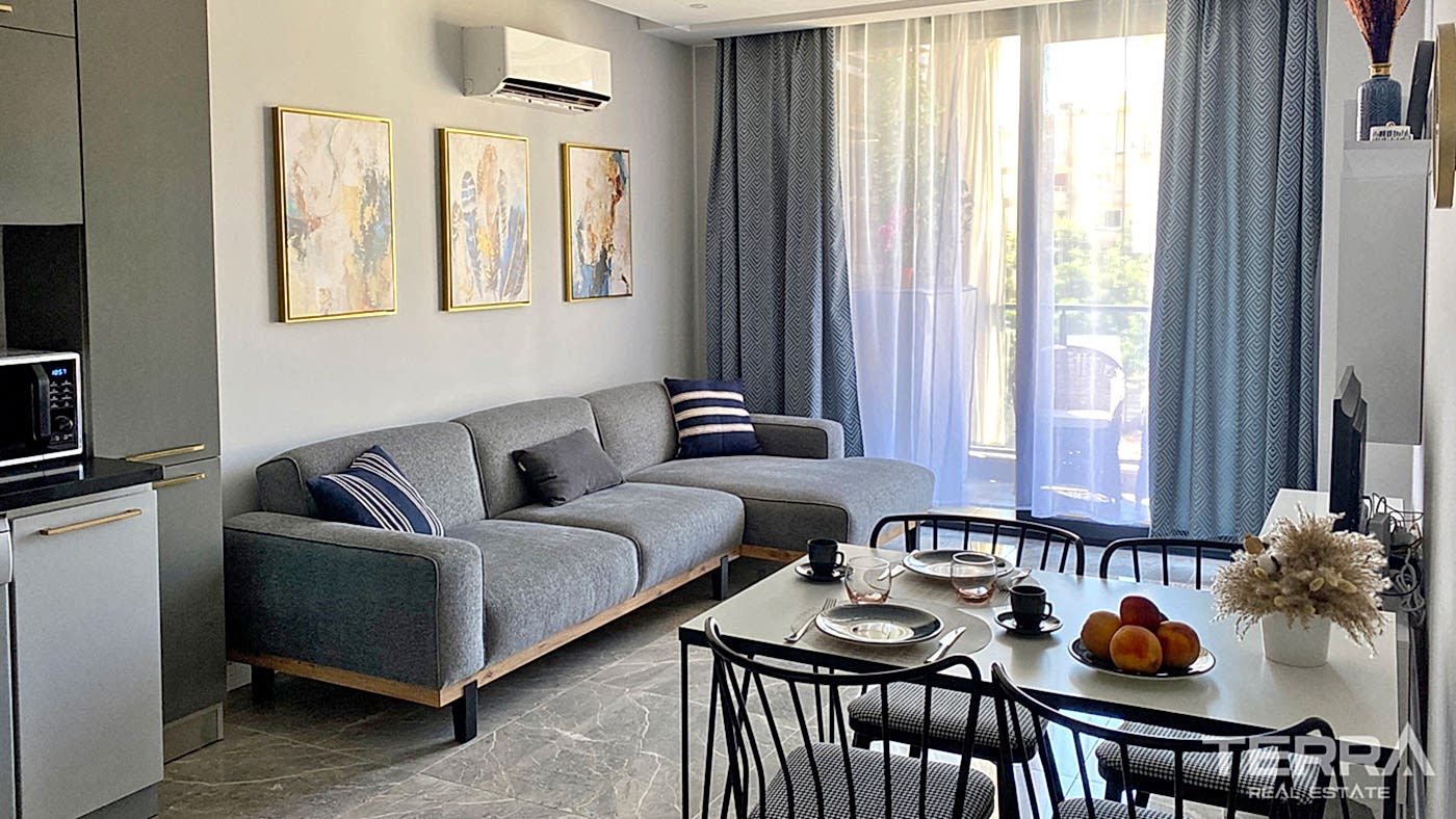 Møblert leilighet til videresalg i Keykubat Crown Residence, Alanya