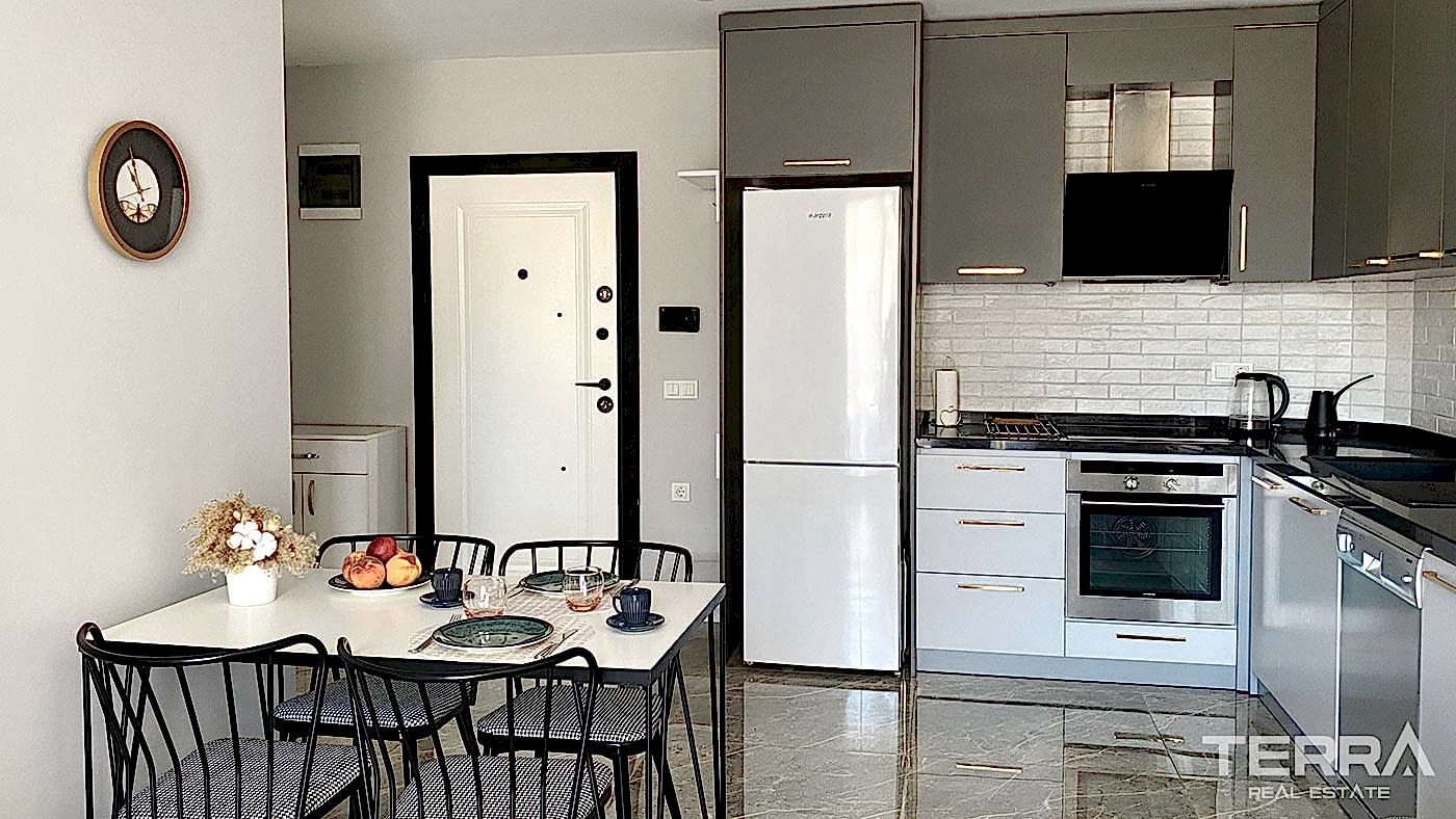 Møblert leilighet til videresalg i Keykubat Crown Residence, Alanya - 117153